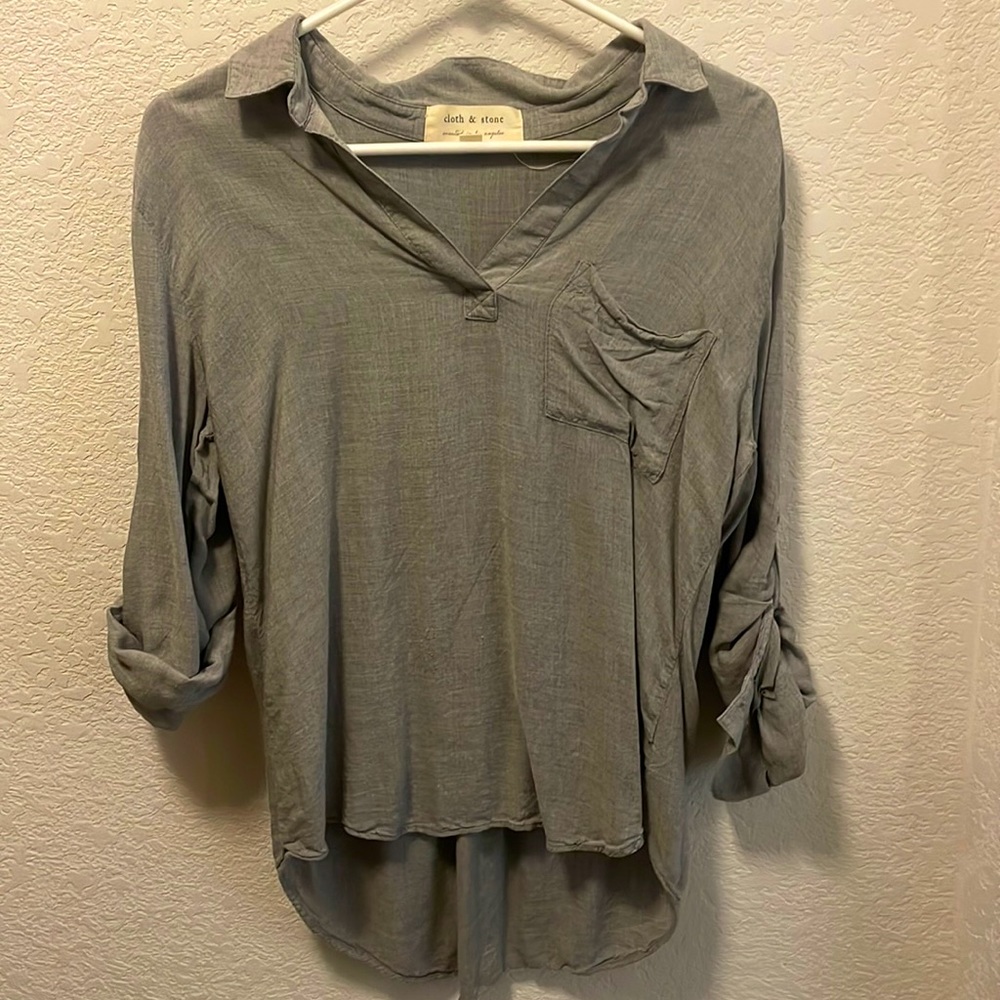 Hi-lo dress shirt